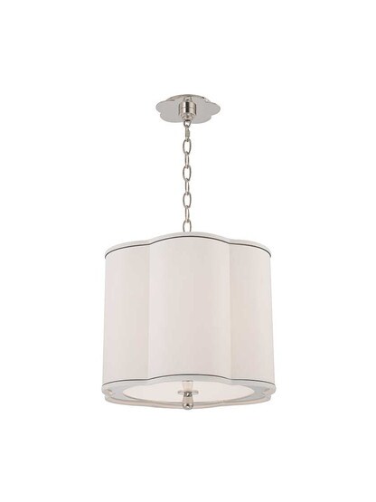 Sweeny 15 inch Pendant in Polished Nickel.